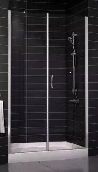 Душевая дверь в нишу Vegas Glass EP-F-2 0130 08 01 R стекло прозрачное, 130 EP-F-2 130 08 01 R