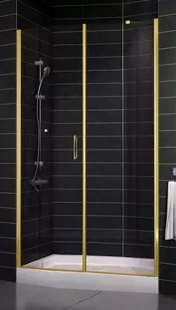 Душевая дверь в нишу Vegas Glass EP-F-2 0130 09 01 L стекло прозрачное, 130 EP-F-2 130 09 01 L