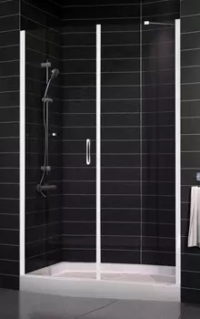 Душевая дверь в нишу Vegas Glass EP-F-2 0135 01 01 L стекло прозрачное, 135 EP-F-2 135 01 01 L