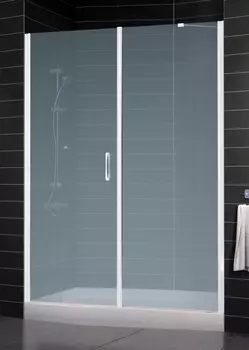Душевая дверь в нишу Vegas Glass EP-F-2 0145 01 10 L стекло сатин, 145 EP-F-2 145 01 10 L