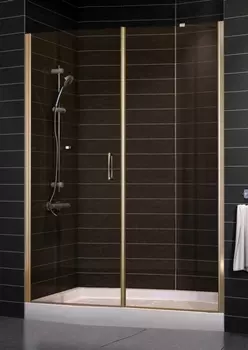 Душевая дверь в нишу Vegas Glass EP-F-2 0145 05 05 L стекло бронза, 145 EP-F-2 145 05 05 L