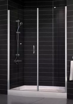 Душевая дверь в нишу Vegas Glass EP-F-2 0145 08 01 L стекло прозрачное, 145 EP-F-2 145 08 01 L