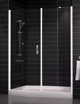 Душевая дверь в нишу Vegas Glass EP-F-2 0155 01 01 L стекло прозрачное, 155 EP-F-2 155 01 01 L