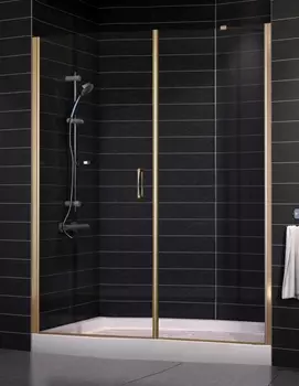 Душевая дверь в нишу Vegas Glass EP-F-2 0155 05 01 L стекло прозрачное, 155 EP-F-2 155 05 01 L