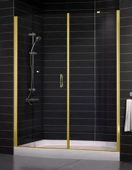 Душевая дверь в нишу Vegas Glass EP-F-2 0155 09 01 L стекло прозрачное, 155 EP-F-2 155 09 01 L