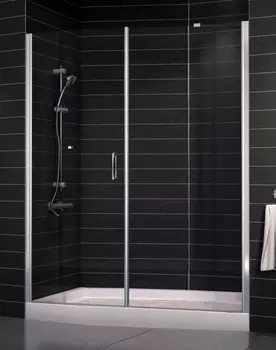 Душевая дверь в нишу Vegas Glass EP-F-2 0160 08 01 L стекло прозрачное, 160 EP-F-2 160 08 01 L