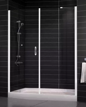 Душевая дверь в нишу Vegas Glass EP-F-2 0165 01 01 L стекло прозрачное, 165 EP-F-2 165 01 01 L