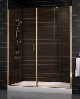 Душевая дверь в нишу Vegas Glass EP-F-2 0165 05 05 L стекло бронза, 165 EP-F-2 165 05 05 L