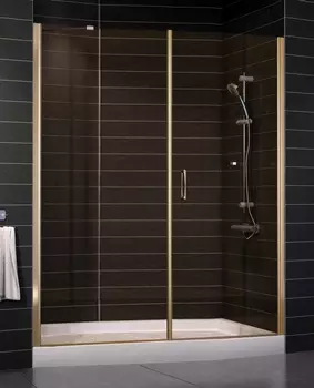 Душевая дверь в нишу Vegas Glass EP-F-2 0165 05 05 R стекло бронза, 165 EP-F-2 165 05 05 R