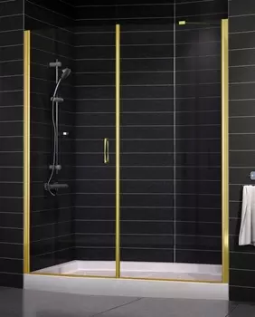 Душевая дверь в нишу Vegas Glass EP-F-2 0165 09 01 L стекло прозрачное, 165 EP-F-2 165 09 01 L