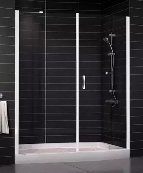 Душевая дверь в нишу Vegas Glass EP-F-2 0170 01 01 R стекло прозрачное, 170 EP-F-2 170 01 01 R