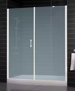 Душевая дверь в нишу Vegas Glass EP-F-2 0170 01 10 L стекло сатин, 170 EP-F-2 170 01 10 L