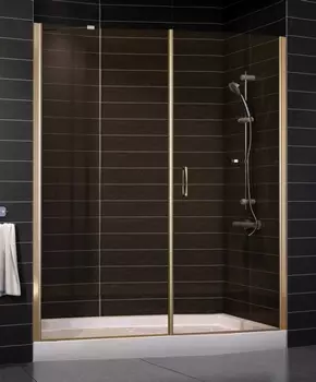 Душевая дверь в нишу Vegas Glass EP-F-2 0170 05 05 R стекло бронза, 170 EP-F-2 170 05 05 R