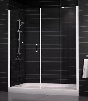 Душевая дверь в нишу Vegas Glass EP-F-2 0175 01 01 L стекло прозрачное, 175 EP-F-2 175 01 01 L