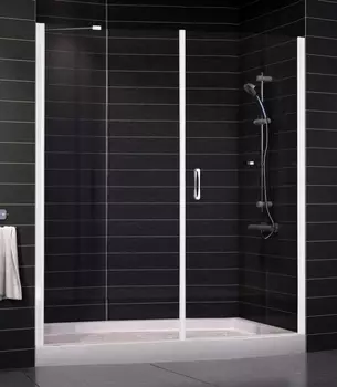 Душевая дверь в нишу Vegas Glass EP-F-2 0175 01 01 R стекло прозрачное, 175 EP-F-2 175 01 01 R