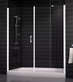 Душевая дверь в нишу Vegas Glass EP-F-2 0180 01 01 L стекло прозрачное, 180 EP-F-2 180 01 01 L