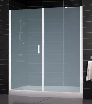 Душевая дверь в нишу Vegas Glass EP-F-2 0180 01 10 L стекло сатин, 180 EP-F-2 180 01 10 L