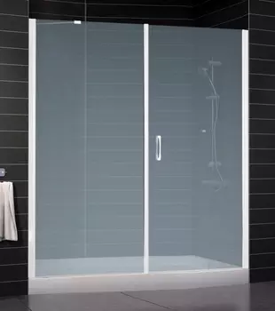 Душевая дверь в нишу Vegas Glass EP-F-2 0180 01 10 R стекло сатин, 180 EP-F-2 180 01 10 R