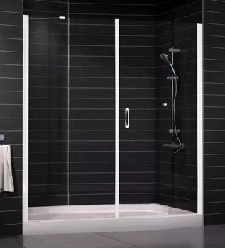 Душевая дверь в нишу Vegas Glass EP-F-2 0185 01 01 R стекло прозрачное, 185 EP-F-2 185 01 01 R