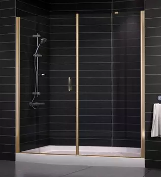 Душевая дверь в нишу Vegas Glass EP-F-2 0185 05 01 L стекло прозрачное, 185 EP-F-2 185 05 01 L