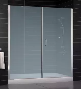 Душевая дверь в нишу Vegas Glass EP-F-2 0185 08 10 R стекло сатин, 185 EP-F-2 185 08 10 R
