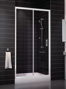 Душевая дверь в нишу Vegas Glass ZP 0105 01 01 стекло прозрачное, 105 ZP 105 01 01