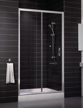 Душевая дверь в нишу Vegas Glass ZP 0110 08 01 стекло прозрачное, 110