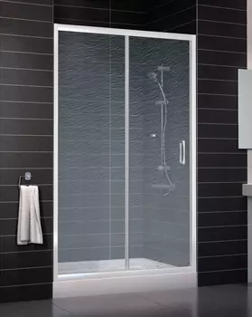 Душевая дверь в нишу Vegas Glass ZP 0120 01 02 стекло шиншилла, 120 ZP 120 01 02