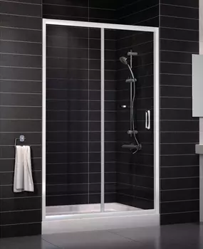 Душевая дверь в нишу Vegas Glass ZP 0125 01 01 стекло прозрачное, 125 ZP 125 01 01