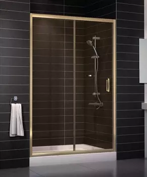 Душевая дверь в нишу Vegas Glass ZP 0130 05 05 стекло бронза, 130 ZP 130 05 05