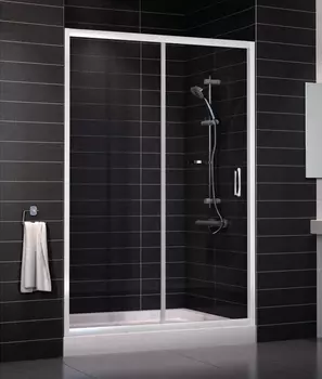 Душевая дверь в нишу Vegas Glass ZP 0135 01 01 стекло прозрачное, 135 ZP 135 01 01