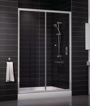 Душевая дверь в нишу Vegas Glass ZP 0135 07 01 стекло прозрачное, 135 ZP 135 07 01