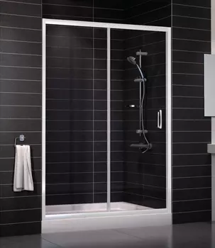 Душевая дверь в нишу Vegas Glass ZP 0140 01 01 стекло прозрачное, 140 ZP 140 01 01