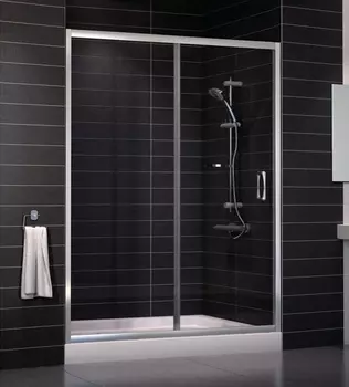 Душевая дверь в нишу Vegas Glass ZP 0150 08 01 стекло прозрачное, 150 ZP 150 08 01