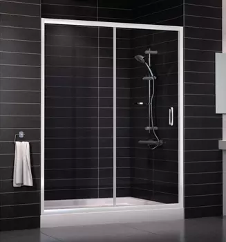 Душевая дверь в нишу Vegas Glass ZP 0160 01 01 стекло прозрачное, 160 ZP 160 01 01