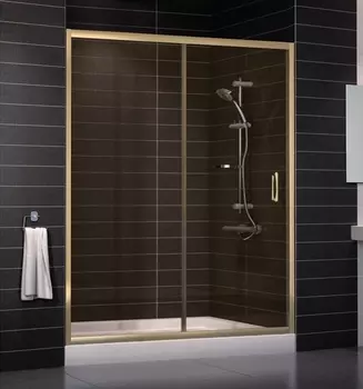 Душевая дверь в нишу Vegas Glass ZP 0160 05 05 стекло бронза, 160 ZP 160 05 05