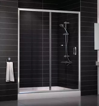 Душевая дверь в нишу Vegas Glass ZP 0160 08 01 стекло прозрачное, 160 ZP 160 08 01