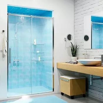 Душевая дверь в нишу Wasserkraft Dinkel 58R31 140 см