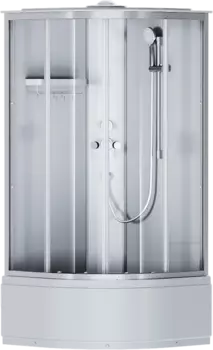 Душевая кабина Am.Pm X-Joy Deep W94C-401A-090MT 90х90 см, высокий поддон, матовый хром
