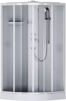 Душевая кабина Am.Pm X-Joy W94C-401-100MT 100х100 см, низкий поддон, матовый хром