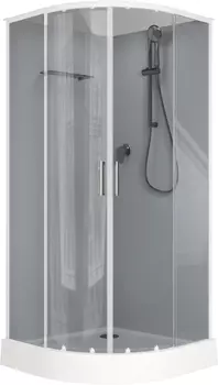 Душевая кабина Aquanet Passion EVO 267255 90x90, профиль хром, стекло тонированное