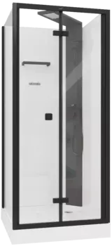 Душевая кабина Cerutti SPA Bella 901B профиль черный BELLA901B