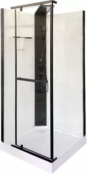 Душевая кабина Cerutti Spa Mimi 901B профиль черный /9293