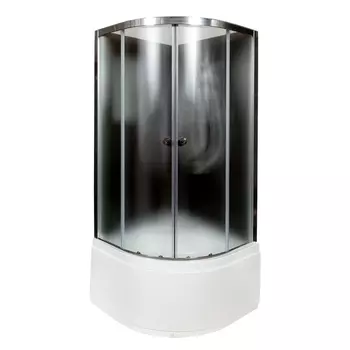 Душевая кабина Deto B10 BLACK без крыши B10BLACK