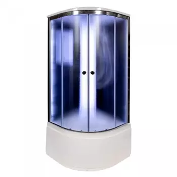 Душевая кабина Deto B10S с LED-подсветкой, BLACK B10SLEDBLACK