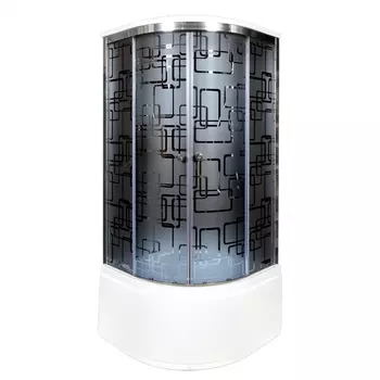 Душевая кабина Deto BМ4510 с электрикой BM4510ELBLACK