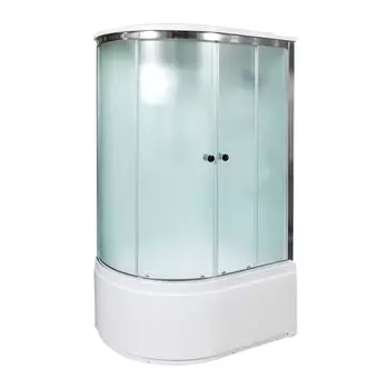 Душевая кабина Deto D D120S+ эл. R 120 x 80 см, с крышей и электрикой D120SREL