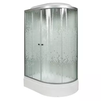 Душевая кабина Deto L720LEL с электрикой 120 x 80 см, с крышей