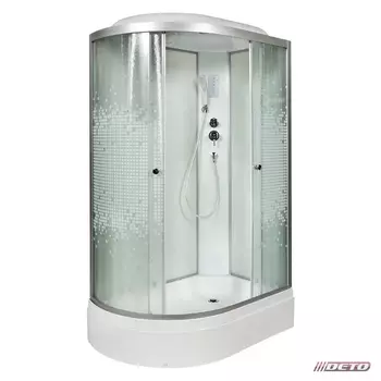 Душевая кабина Deto L720REL с электрикой 120 x 80 см, с крышей