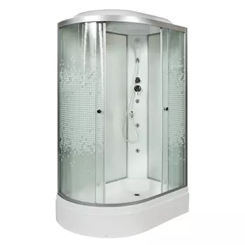 Душевая кабина Deto L720RGM с гидромассажем 120 x 80 см, с крышей